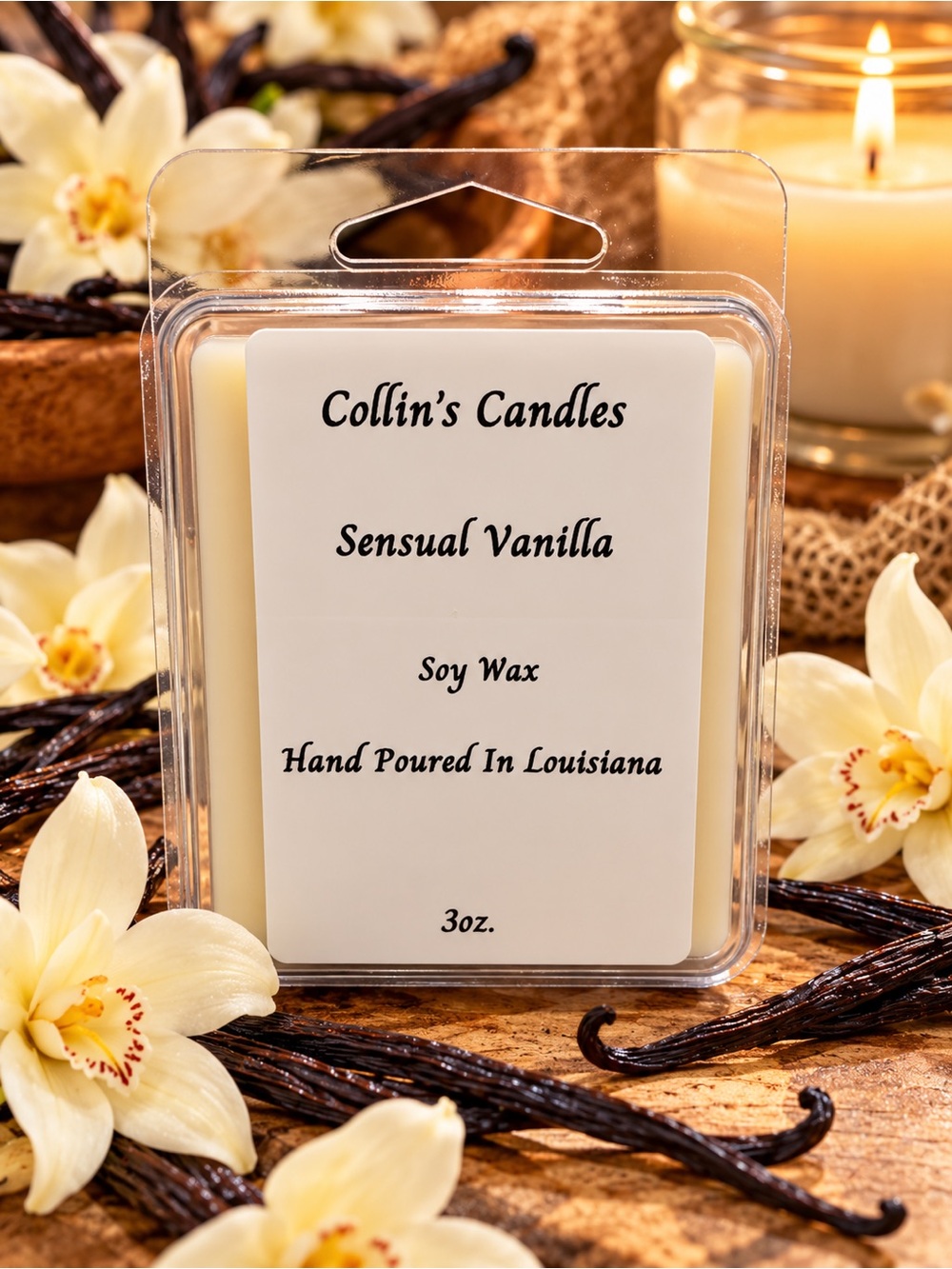 Sensual Vanilla Soy Wax Melt - Cream